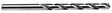 Irwin 81114 Jobber Drill Bit, 0.182 in Dia, 3-3/8 in OAL, Spiral Flute, 4-Flute, 0.182 in Dia Shank, Straight Shank
