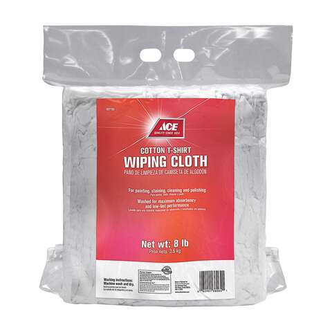 ACE Cotton Knit Wiping Rags 8 lb