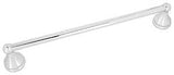 Boston Harbor L5018-26-103L Towel Bar, 18 in L Rod, Chrome, Surface