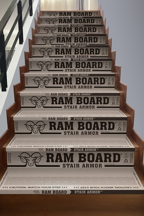 Ram Board Stair Armor RBSA 36-FR/EN Stair Protector, 19 in L, 34 in W