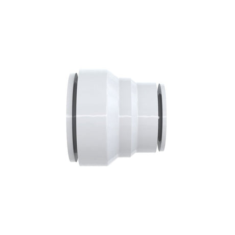 Insta-Plumb 96IPK Trap Pipe Adapter, 1-1/4 in, Push-To-Connect, Plastic, White