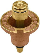 Orbit 54071 Sprinkler Head with Nozzle, 1.5 gpm, 1/2 in Connection, FNPT, 15 ft, Brass, Pack of 25