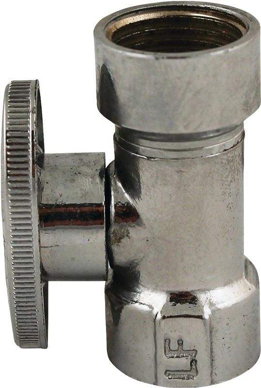 Plumb Pak PP57PCLF Shut-Off Valve, Straight, 1/2 x 7/16 in Connection, FIP x Compression