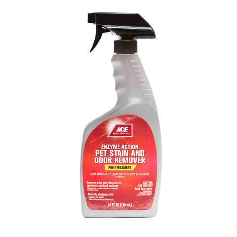 Ace No Scent Pet Stain and Odor Remover 24 oz Liquid, Pack of 6