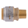 SharkBite Max Series UR138A Pipe Coupling, 1/2 x 3/4 in, Brass, 250 psi Pressure