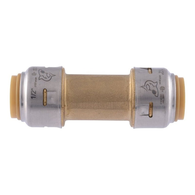 SharkBite Max Series UR2008A Check Valve, 1/2 in, PTC, 200 psi Pressure, Brass Body