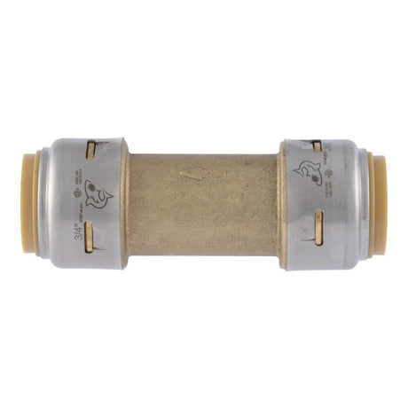 SharkBite Max Series UR2016A Check Valve, 3/4 in, PTC, 200 psi Pressure, Brass Body