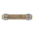 SharkBite Max Series UR3008A Pipe Coupling, 1/2 in, Brass, 250 psi Pressure