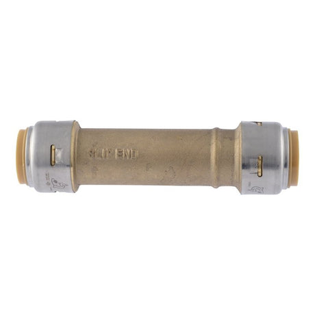 SharkBite Max Series UR3016A Pipe Coupling, 3/4 in, Brass, 250 psi Pressure