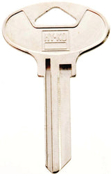 Hy-Ko 11010KW5 Key Blank, Brass, Nickel, For: Kwikset Cabinet, House Locks and Padlocks, KW5 Key Number, Pack of 10