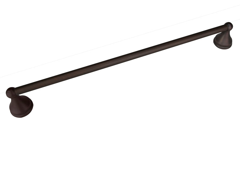 Boston Harbor L5024-50-103L Towel Bar, 24 in L Rod, Oil-Rubbed Brass, Surface