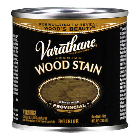 Varathane Premium Solid Provincial Oil-Based Urethane Modified Alkyd Wood Stain 0.5 pt