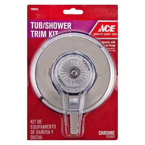 Ace Lavatory Trim Kit Mixet 5.5 in. D Clear/Silver Plastic 1 pc