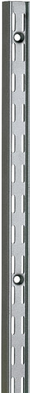 Knape & Vogt 82 TI 78 Shelf Standard, 450 lb, 14 ga Thick Material, 1-1/16 in W, 78 in H, Steel, Titanium, Pack of 10