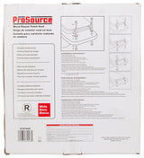 ProSource T-17WMC Toilet Seat, Round, MDF Molded Fiberboard, White, Bar Hinge
