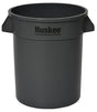 Continental Commercial 2000GY Trash Receptacle, 20 gal Capacity, Plastic, Gray
