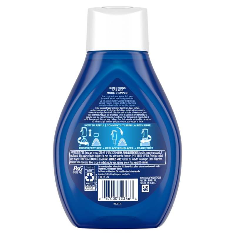 Dawn Platinum Plus 52366 Dish Soap Spray, 16 fl-oz, Fresh