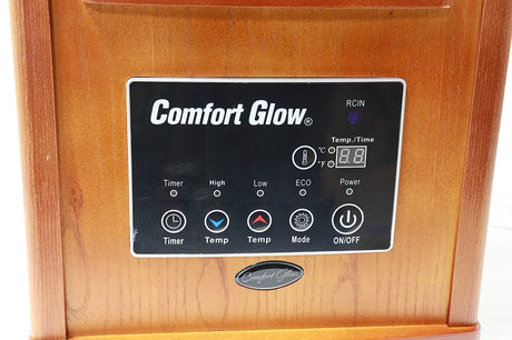 Comfort Glow QEH1500 Electric Heater, 15 A, 120 V, 1500 W, 5120 Btu, Dimensions : 18.7 in L x 13.2 in W x 17.6 in H