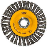 DEWALT HP Series DW49202B Wire Wheel, 6 in Dia, 5/8-11 in Arbor/Shank