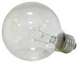 Sylvania 15871 Incandescent Lamp, Clear Lamp, 4.44 in L Dimensions, 40 W, G25 Lamp, Medium Lamp Base, 300 Lumens