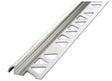 M-D 31385 Bull Nose Tile Edge, 96 in L, 1-3/8 in W, 5/16 in Thick, Aluminum, Bright Clear, Anodized