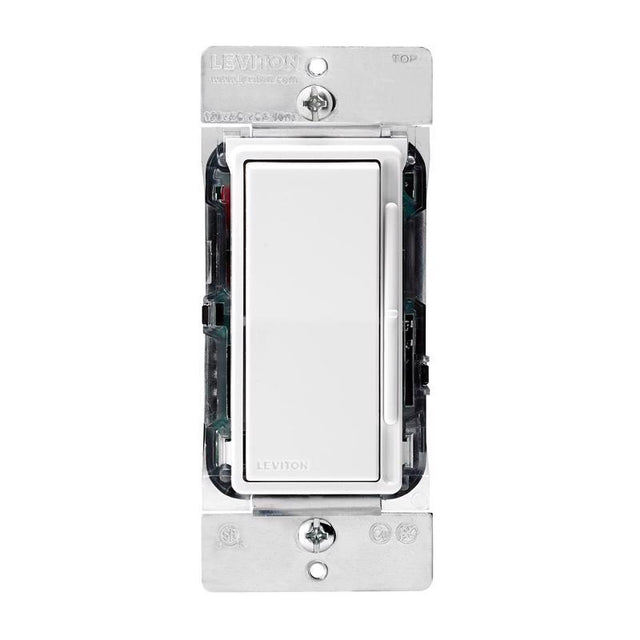 Leviton Decora White 1200 W Full Range Dimmer Switch 1 pk