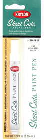 Krylon KSCP913 Paint Pen, Chisel Tip, White