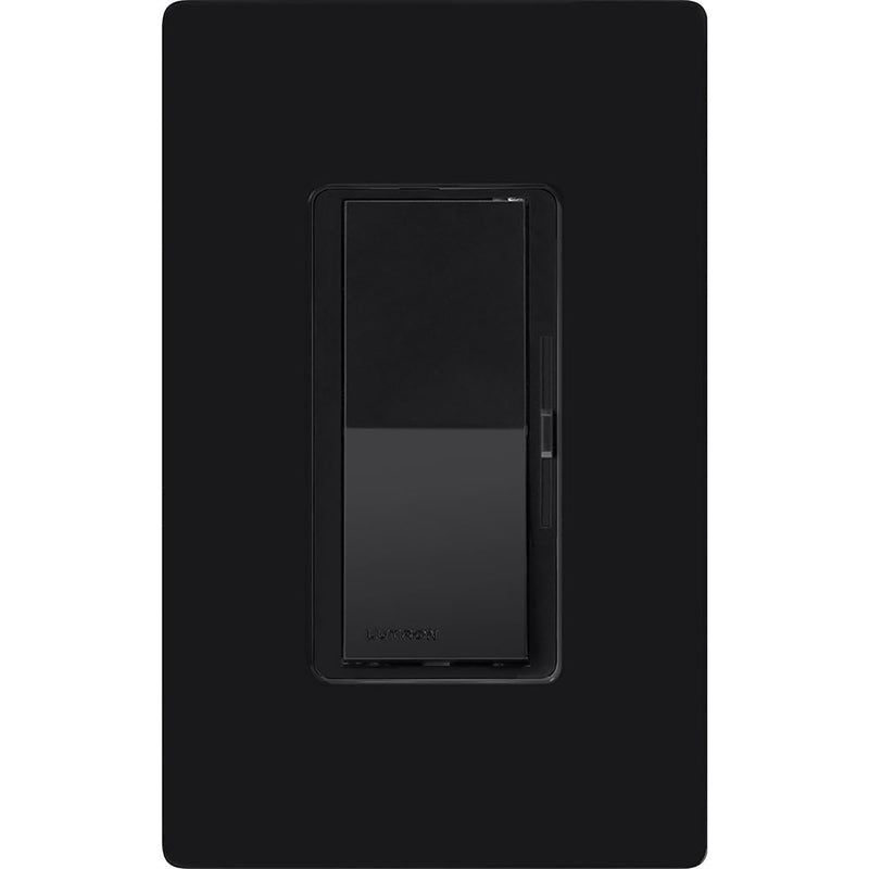 Lutron Diva Black 600 W 3-Way Dimmer Switch 1 pk