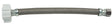 BrassCraft PSB855 Toilet Connector, 3/8 in Inlet, Compression Inlet, 7/8 in Outlet, Ballcock Outlet, 9 in L