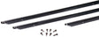 M-D 68437 Jamb Weatherstrip Kit, 7/8 in W, 1/4 in Thick, Aluminum/Vinyl, ADA Compliant
