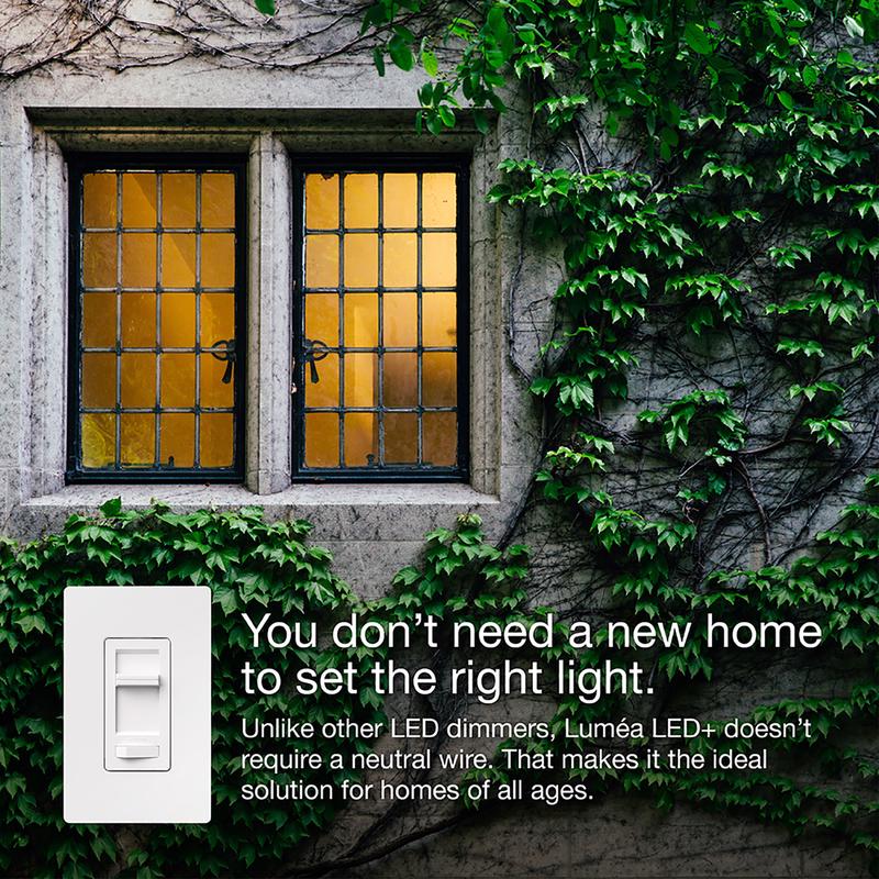 Lutron Lumea Almond 150W for CFL and LED / 600W for incandescent and halogen W 3-Way Dimmer Switch 1