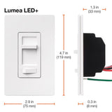 Lutron Lumea White 150 W 3-Way Dimmer Switch 1 pk
