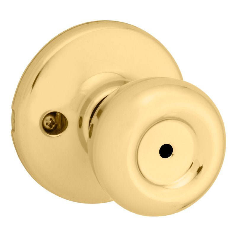 Kwikset 300T 3 6AL RCS V1 Privacy Lockset, 1-7/8 in Dia Knob, 2-5/8 in W x 2-5/8 in H Dimensions, Zinc