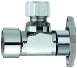 Plumb Pak PP20050LF Shut-Off Valve, Angle Valve, 3/8 x 3/8 in Connection, FIP x Compression, Brass Body