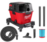 Milwaukee M18 FUEL 0910-20 Wet/Dry Vacuum, 6 gal, 87 cfm Air, Cartridge, 18 V