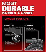 Milwaukee M18 FUEL 0920-22HD Dual-Battery Wet/Dry Vacuum Kit, 9 gal Vacuum, 4.25 hp, 18 V