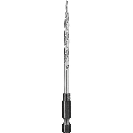 DEWALT DW2538 Drill Bit, 11/64 in Dia, 3-1/2 in OAL, Countersink, Spiral Flute, 2-Flute, 1/4 in Dia Shank, Hex Shank