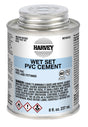 Harvey 18410-24 Medium-Bodied Wet Set Cement, 8 oz Can, Liquid, Blue