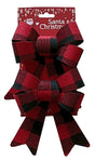 Hometown Holidays 68702 Plain Buffalo Bow, 2-PK, Pack of 24