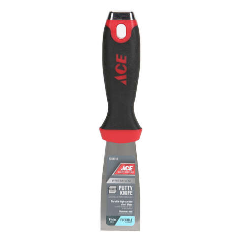 Ace 1.5 in. W High-Carbon Steel Flexible Putty Knife, Pack of 5