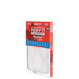 Duststop DP1625M11PR2 Air Filter, 25 in L, 16 in W, 11 MERV, Pack of 6