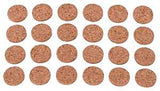 ProSource FE-50700-PS Furniture Pad, Cork, Wood, 1/2 in Dia, 5/64 in Thick, Round