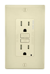 Leviton SmartlockPro 15 amps 125 V Duplex Light Almond AFCI/GFCI Dual Function Outlet 5-15R 1 pk