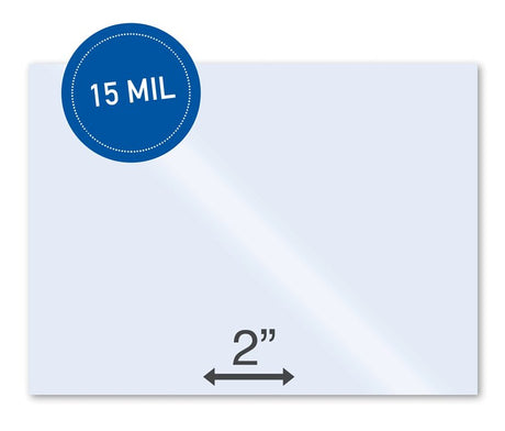 Centurion 1191998 Price Channel Chip, Clear, 2 in L x 1-3/16 in W Dimensions, Plastic, For: Paper and Adhesive Labels