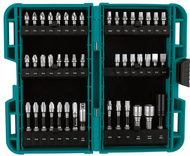 Makita Impact XPS E-01650 Impact Bit Set, 45-Piece, Steel