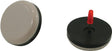 Shepherd Hardware 9469 Furniture Pad, Round, 7/8 in Dimensions, Polyethylene, Black/Tan, 8 PK