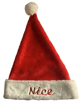Hometown Holidays 28703 Naughty/Nice Santa Hat, Faux Fur, Red/White, Pack of 36