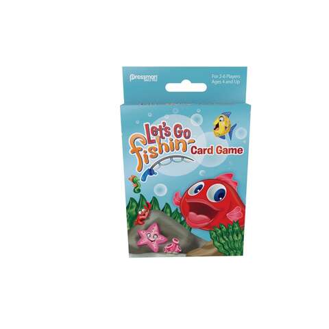 Pressman Let's Go Fish Card Game Multicolored, Pack of 12