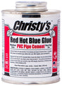 Christy's Red Hot Blue Glue RH-RHBV-PT-24 Medium-Bodied Cement, 1 pt Can, Liquid, Blue
