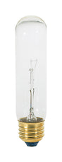 Satco 40 W T10 Tubular Incandescent Bulb E26 (Medium) Soft White 1 pk, Pack of 10